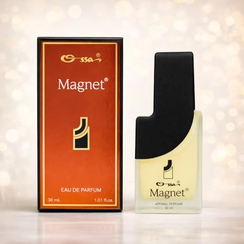Image of Ossa Magnet Apparel Perfume for Men and Women, (3 x 30ML) With Lemon, Mandarin, Cardamom, Woody, Patchouli Notes | Long Lasting Fragrance | Premium Perfume | Timeless Classic for Every Occasion And All-Day (Pack of 3)