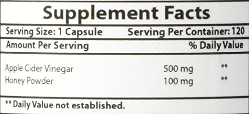 Best Naturals Apple Cider Vinegar Plus 500 Mg 120 Capsules - Image 10