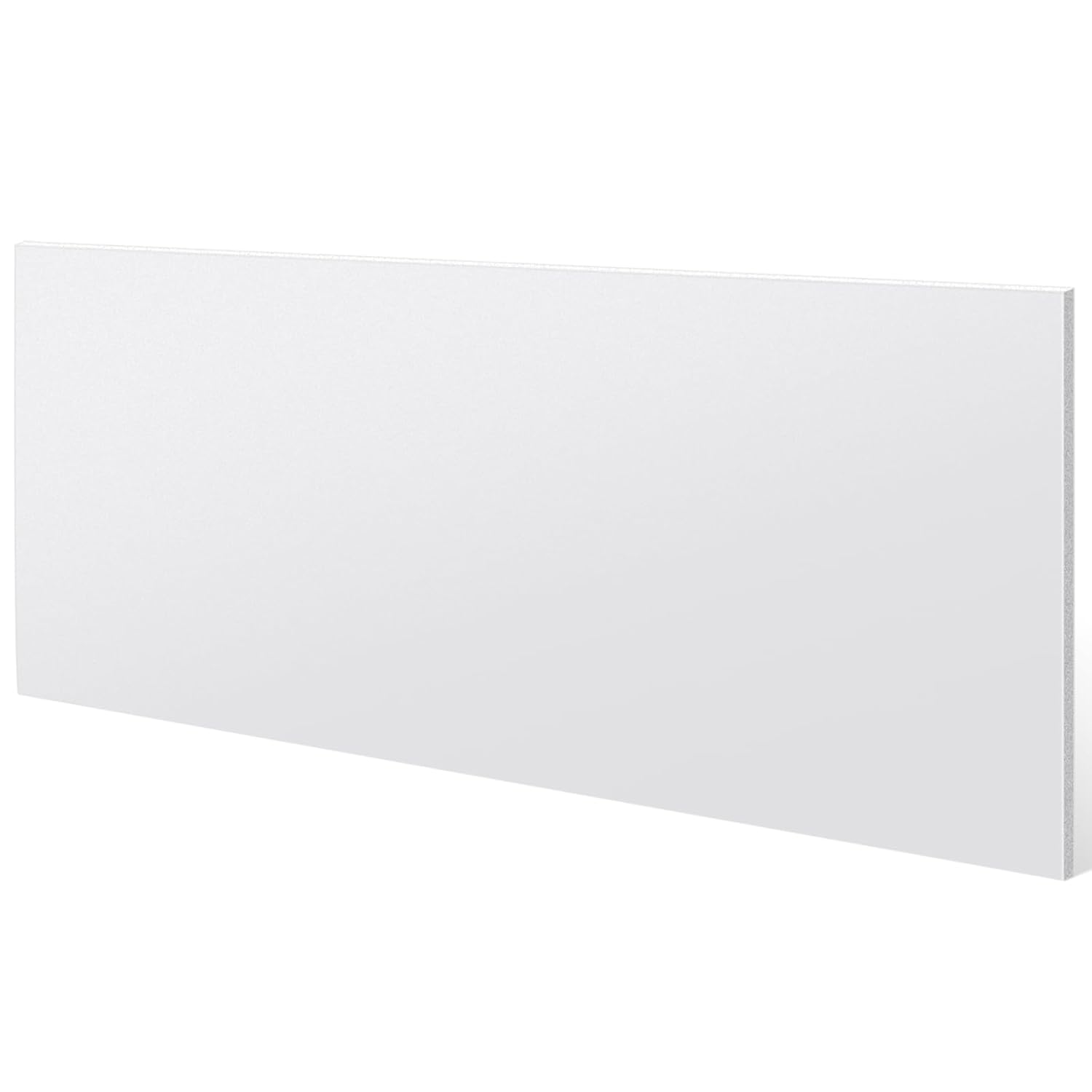Sasylvia 1 Pcs HDPE Sheet 1/2" Thick, 36'' x 72'' White HDPE Plastic Sheet Flexible High Density Polyethylene Board Solid Plastic Block for DIY Projects for Machining Home