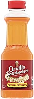Orville Redenbacher's Popcorn Oil, Butter Flavor, Movie Night Supplies, 16 fl oz. (Pack of 6)