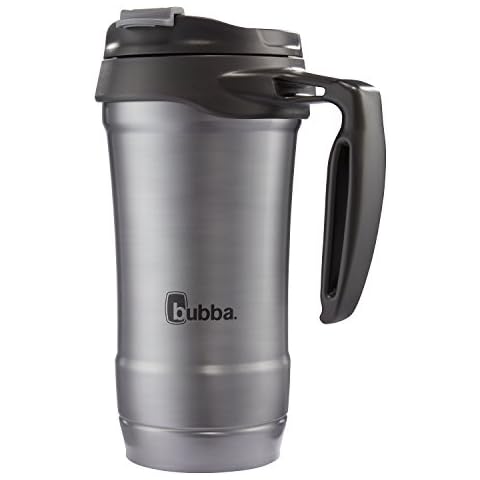 Bubba Hero Stainless Steel Travel Mug with Handle, 18 oz., Black Cover