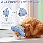 Cat Cone Collar Soft, Cat Recovery Collar for Large Medium Small Kittens, Kitty Cone Alternative After Surgery - Image 4