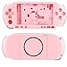 Kafuty Ersatz Vollschalen Spielekonsole Gehäusegehäusedeckel Ersatzteile für PSP 3000 Tragbare Ersatzschale für PSP3000 mit Schraubendreher (Pink)