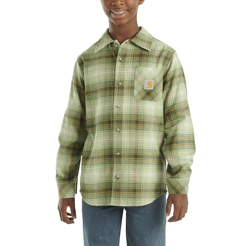 Carhartt Boys' Big Plaid Flannel Shirt
