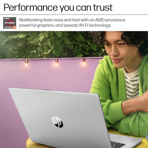 HP 17 Everyday Value Laptop 17.3" IPS FHD Display AMD Ryzen 5 7520U miniatura 6