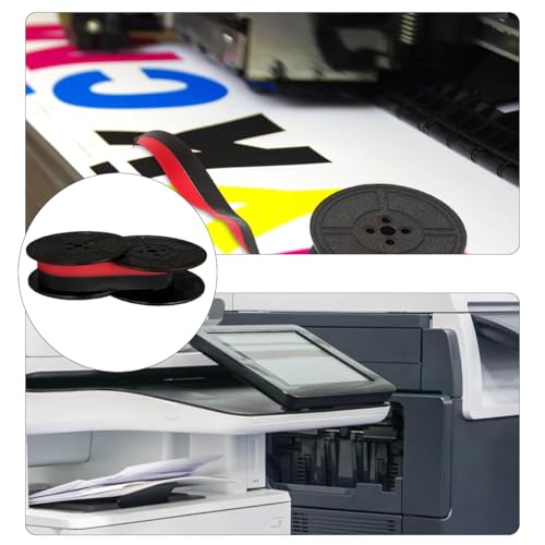 Namvo 2 Rollen Schreibmaschinenband für Brother Rover Olympia alte mechanische Schreibmaschine, Doppelspulenband