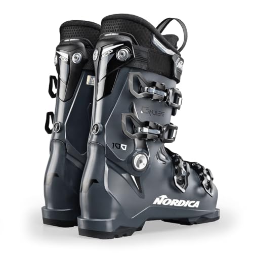 Nordica The Cruise 100 Men's Comfort Fit All Mountain Alpine Ski Boots (Anthracite/Black/White, 29.5) by Nordica - Image 7