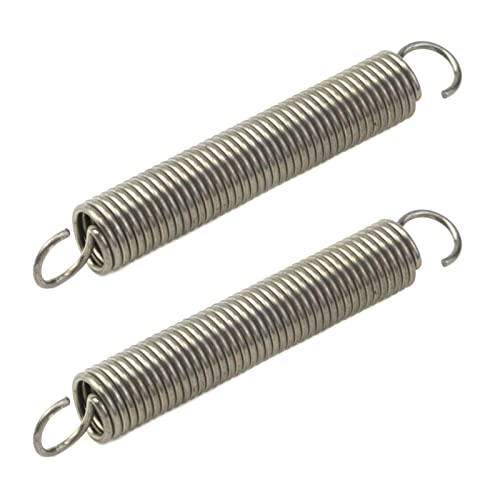 Image of Mcredy Double Hook Extension Spring,0.4 Inch(10 mm) Diameter,Length 2.76 Inch(70 mm)
