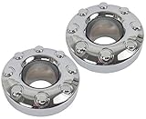 KARPAL 5C3Z1130TA Dually 4x4 Open Front Wheel Center Hub Cap Compatible with Ford 2005-2016 Ford F-350 F350 (Pack of 2)