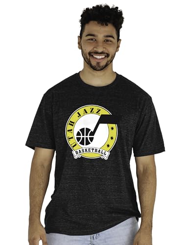 Blue 84 Standard NBA Officially Licensed Tri-Blend T-Shirt Black