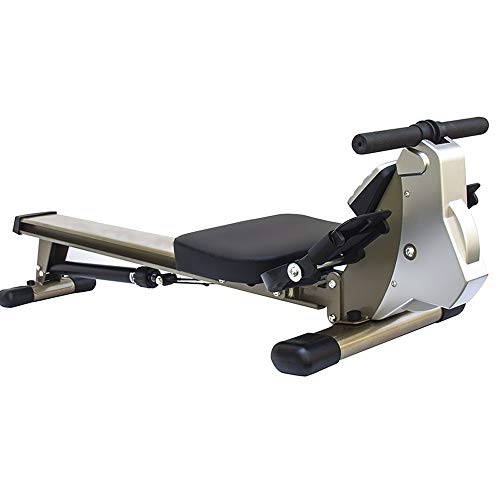Image of Rowing Machine Indoor Exercise Equipment with 12 Level Adjustable Resistance HD Data Display Cardio Fitness Equipment for Home Use Foldable