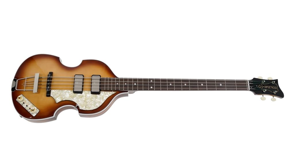 Höfner HI-SERIES エレキベース サンバースト、専用ケース付き Höfner HI-SERIES エレキベース サンバースト、専用ケース付き