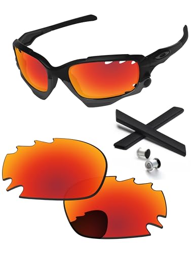 Image of Replacement Lenses for Oakley Racing Jacket /Jawbone Vented OO9171 62mm - Precision Fit, UV Block & Impact Resistant