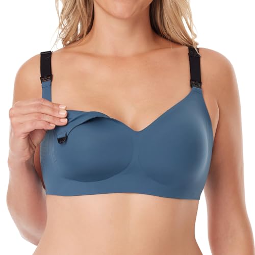 Momcozy Nursing Bra 3.0 Jelly Strip Lift Supprt Seamless Maternity Bra
