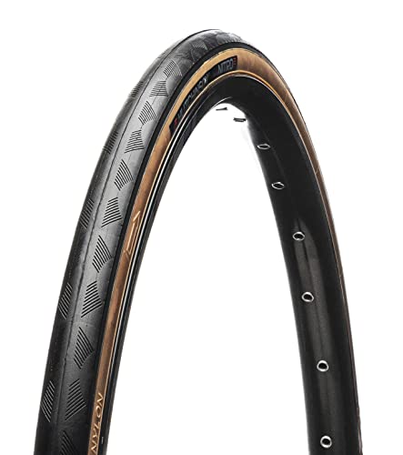 HUTCHINSON - NITRO 2 - Pneumatico da strada - Comfort e controllo - Cerchietti rigidi - Nero / Tan - Tubetype - 700 x 28 mm