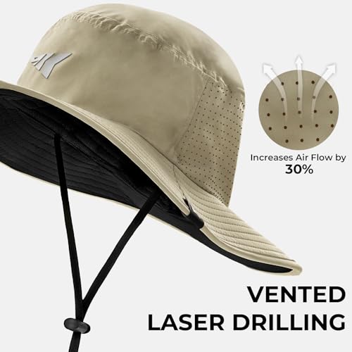 Image of KastKing Sol Armis UPF 50 Boonie Hat - Sun Protection Hat, Fishing Hat, Beach & Hiking Hat, Paddling
