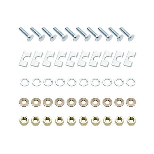 Installation Hardware Bolt Kit for Fifth Wheel Mounting Brackets and Universal Rails (10 - Bolt Design), Replacement Part Compatible Rail Kits #30035, #58058 - Reese 58430
