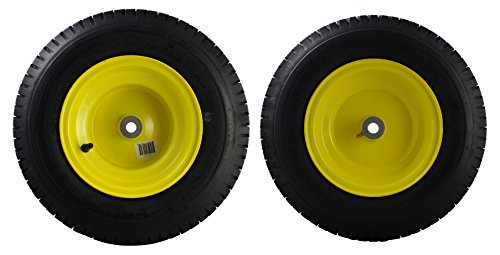 2 PACK MARASTAR 16x6.50-8 Front Tire Assembly Replacement for John Deere Riding Mowers