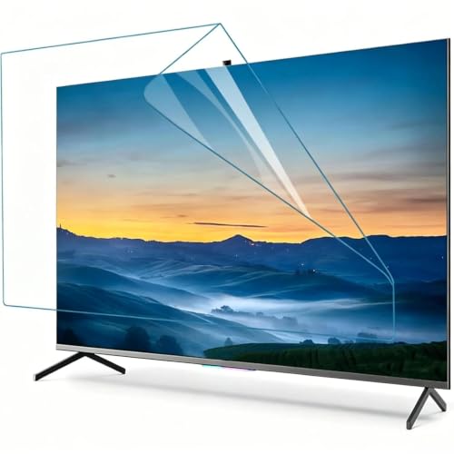 Filtre anti-lumière bleue TV mat pour soulager la fatigue visuelle devant l'écran