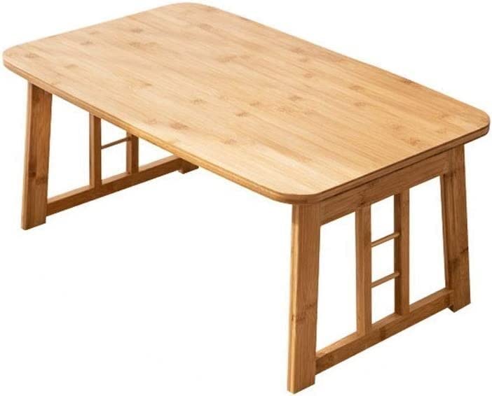 Table basse en bambou pliable pour libérer l'espace des petits salons