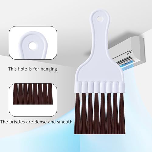 LONCHDAN 10 Pcs Air Conditioner Fin Comb Cleaner kit AC Coil Cleaning Brush Fin Combs Condenser Fin Straightener AC Evaporator Comb Radiator Repair Clean Tool (Multicolor-10pcs) by LONCHDAN - Used condition - Image 7