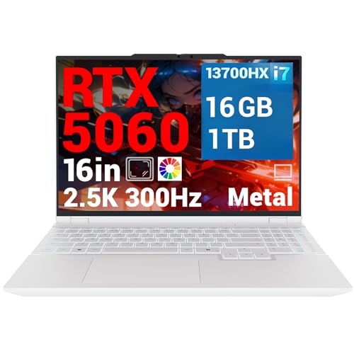 FIREBAT Gaming Laptop 16' 300Hz QHD+ (2560x1600) IPS, Intel Core i7-13700HX Processor (16-Core), RTX...