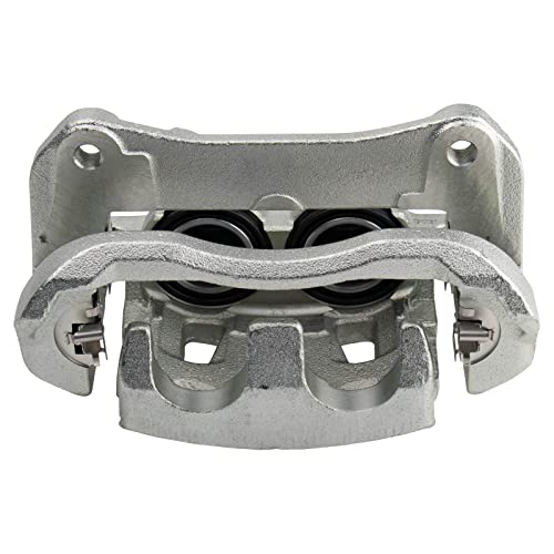 Image of TRQ Front and Rear Brake Caliper Set Zinc Coated Brackets Compatible with 2010-2013 Toyota Highlander