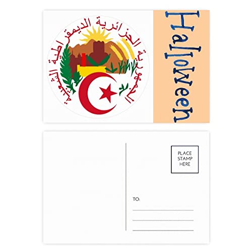 Cartes postales Algérie lot de 20 avec emblème national pour correspondance et collection