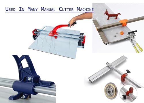 Image of Tile Cutter Scoring Wheel 22 mm | Bolt and Lock Nut Manual Tile Cutters for Cutting Ceramic and Vitrified Tiles Tungsten Carbide