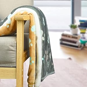   1-Pack-3-Blanket-for-DogsCute-Paw-PatternSoft-Fleece-Dog-BlanketPet-Mat-Throw-Cover-for-Kennel-Crate-BedPet-Blanket-for-Dogs-Cats41x31-inch