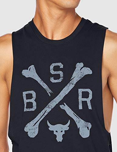 Under Armour Project Rock Cut-Off (as1, Alpha, x_l, Regular, Regular, Black/Summit White - 001)3