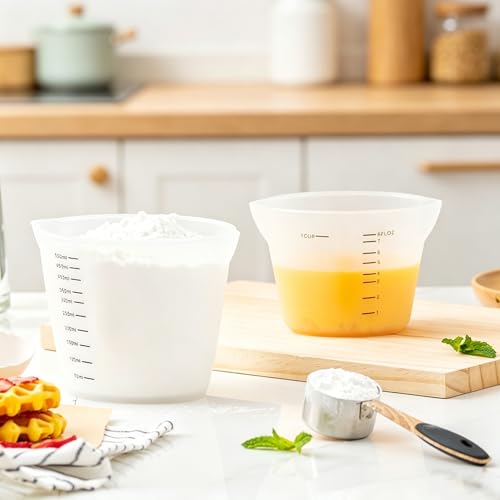 Set de vasos medidores flexibles de silicona miniatura 5