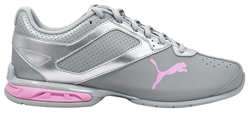 PUMA Women's Tazon 6 Sneakers, Cool Mid Gray/Mauved Out/Puma Silver, 7 M