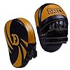 DALLX Sports Punch Mitts Target Focus Pads Hook and Jab Curved for MMA Training Martial Arts Karate Kickboxing Muay Thai with Adjustable Straps Ventilated