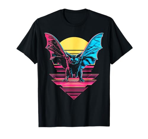 Mothman Cryptozoology Cryptid Vaporwave Estetico retrò Maglietta