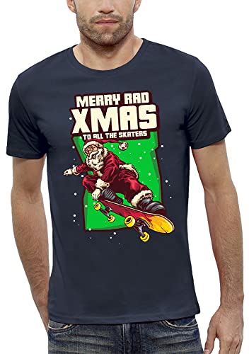 T-shirt skater homme : l'alternative respirante au pull de Noël inconfortable