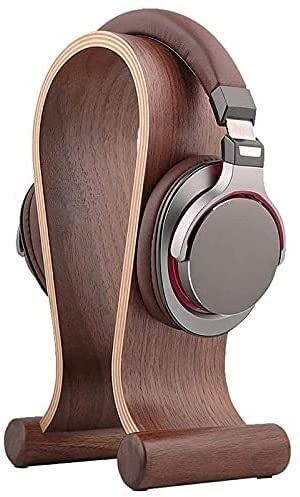 MRKU Supporto per Cuffie, Gancio per Cuffie, Supporto da scrivania in Legno Universale per Gaming e Studio.