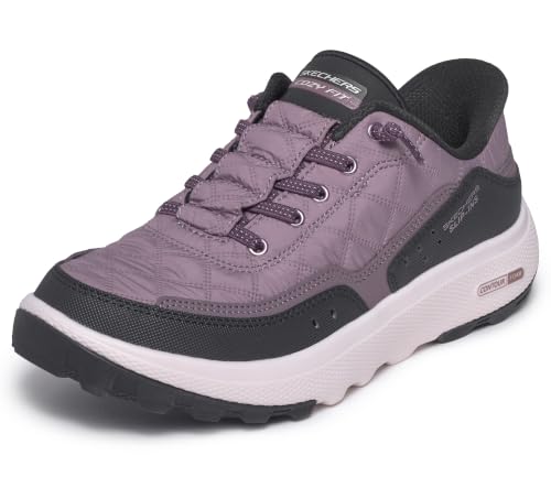 Skechers Damen Urban Explore Slip-InTurnschuhe, Purple Textile Synthetic Black Trim, 39 EU – Ansicht 1