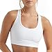 Hanes Sport Women's Compression Racerback Sports Bra,White,X-Large