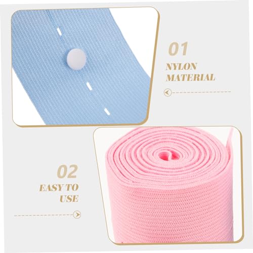 Healeved 2pcs Fetal Heart Rate Monitoring Fetal Monitor Heartbeat Fetal Monitor Monitoring Band for Nylon Woman Multipurpose Accessories, 130.00X6.00X0.30CM