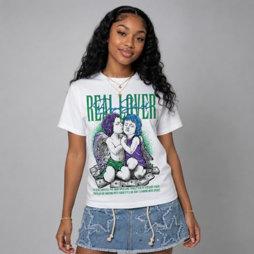 Image of DopeSkill Graphic Tee Streetwear Hip Hop Hypebeast Street Style Unisex T-Shirt Sneaker Colour Matching Shirts Real Lover