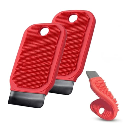 FlexiClean 3-in-1 Silicone Dish Sponge - BPA-Free Food-Grade Cleaning Brush