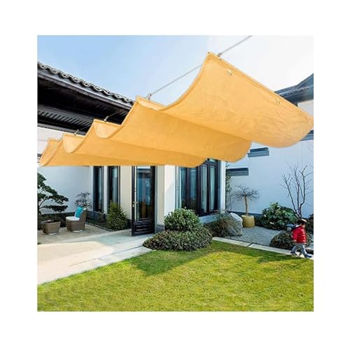 Voile d'ombrage de remplacement ondulé pour des déjeuners frais en terrasse