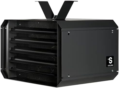 Stelpro ASHU0521TCHAR Electric Unit Heater. Wall or ceiling mounted - Built-in Thermostat - 5000 Watts - 240 Volts