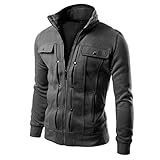 ♥Material: Baumwolle gemischt---Herren Übergangsjacke Jacke mit Kapuze aus hochwertigem Material Blend Contrast Herren Kapuzenpullover / Hoodie / Kapuzensweater Herren Sweatshirt Long sleeve Pullover Sweatjacke Reißverschluss Kapuze Herren Kapuzenpullover Zip Hoody Herren Sweatjacke Hooded Jacket