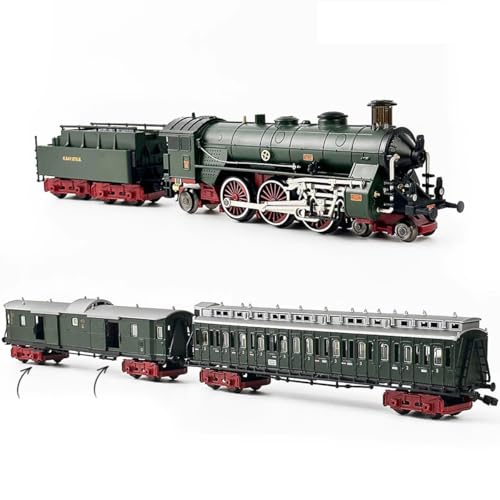 Modèle de chemin de fer en métal wagon rail long train miniature collection 22918