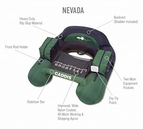 Nevada Float Tube For Fishing And Angling (Made By Caddis Sports, Inc.) #TOP1
