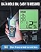 TESMEN TBF-300 Brake Fluid Tester with 8.5-Inch Corrosion Resistance Gooseneck Probe, Testing for DOT3, DOT4, DOT5.1, Brake Fluid Tester Pen with Light, Data Hold, Backlight Alarm for Auto Care-Blue