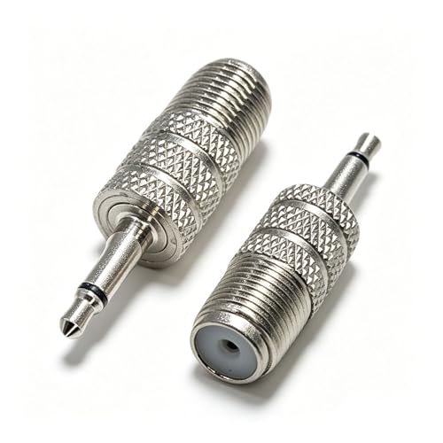 Cable coaxial a conector macho de 3,5 mm para antena de radio FM y conector hembra tipo F