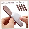Outus 23 Pieces Hat Size Tape Reducer Mixed Size Hat Sizer Insert Foam Reducing Tape Roll Self Adhesive(Brown)